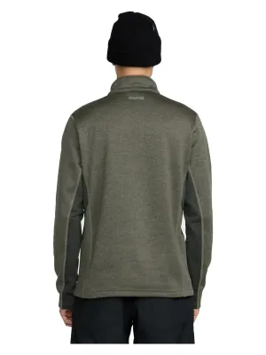 Volcom Men's Snowbound Fleece Full Zip in Military, alternate view 1