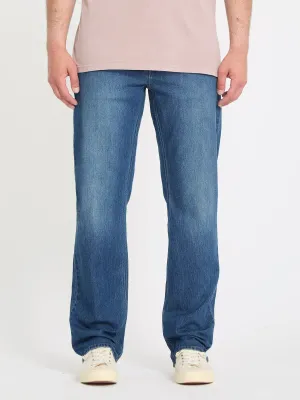 Volcom Men's Kinkade Jeans in Park Blue, main view