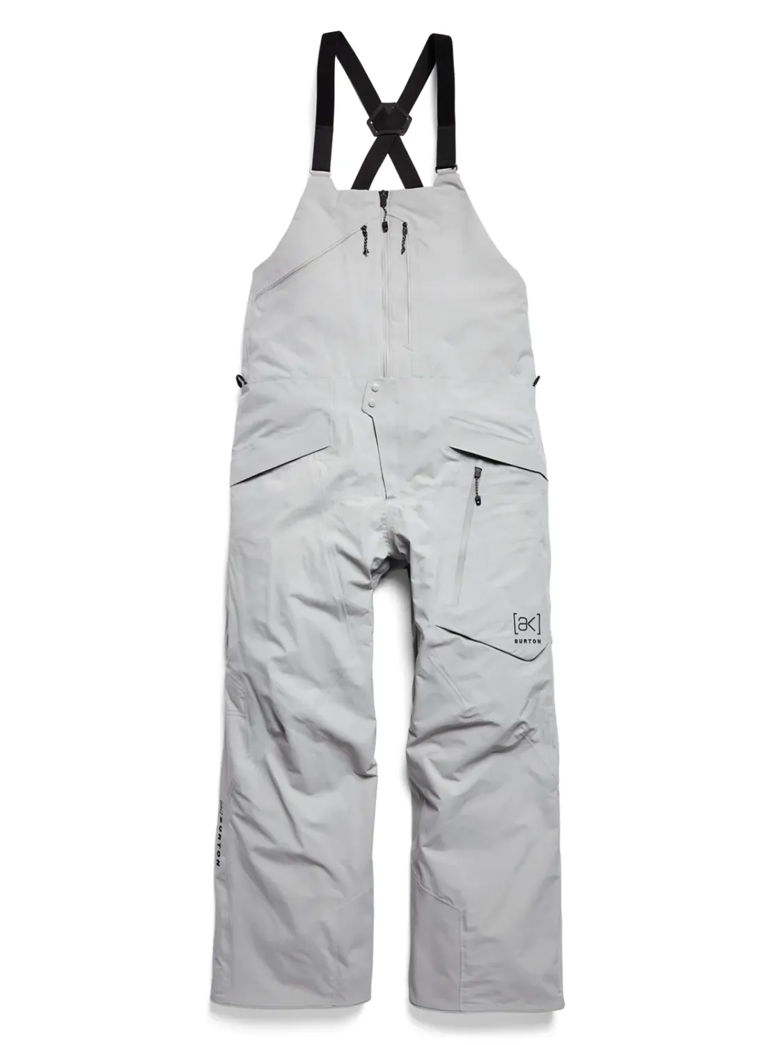 Burton Men's [ak] Cyclic GORE-TEX 2L Bib Pant, Color: Apparition Gray, Size: M