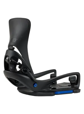 Burton Men's Step On Cartel X EST Snowboard Binding 2026 in Black, front view