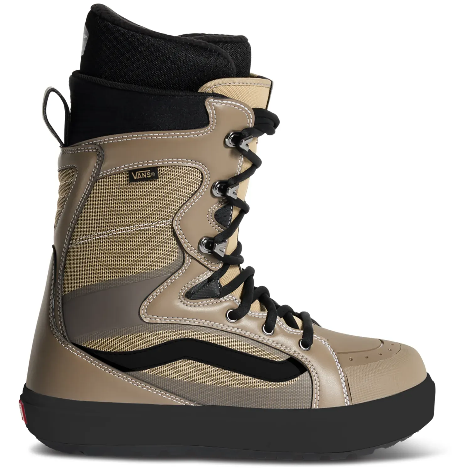 Vans Men's Super Standard Snowboard Boot 2027 in Incense Black, front view