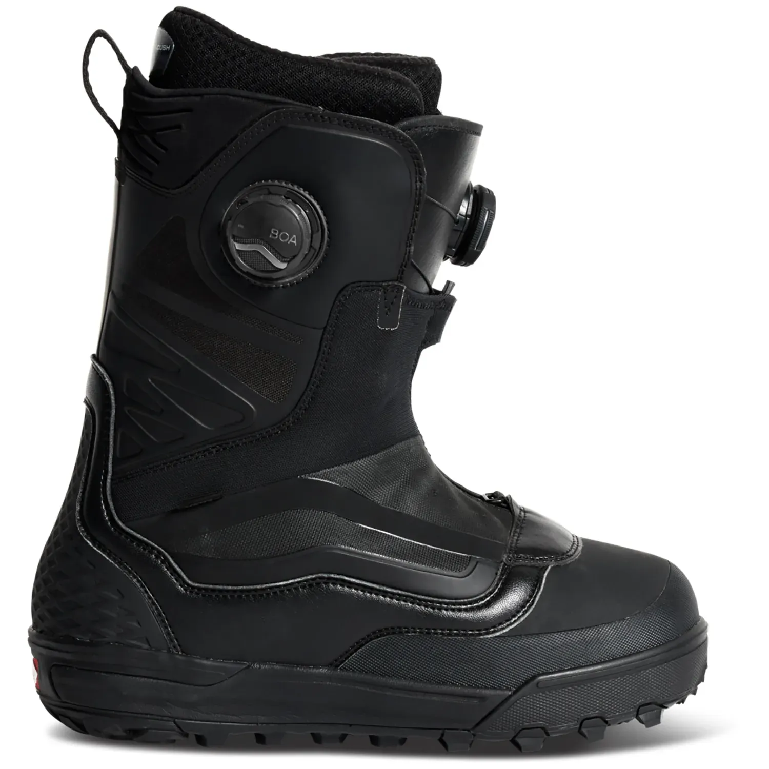 Vans Men's Verse Snowboard Boot 2027 in Blackout, front view