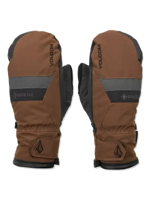 Volcom Men's Stay Dry GORE-TEX Mitts Volcom Men's Stay Dry GORE-TEX Mitts in Brown, main view