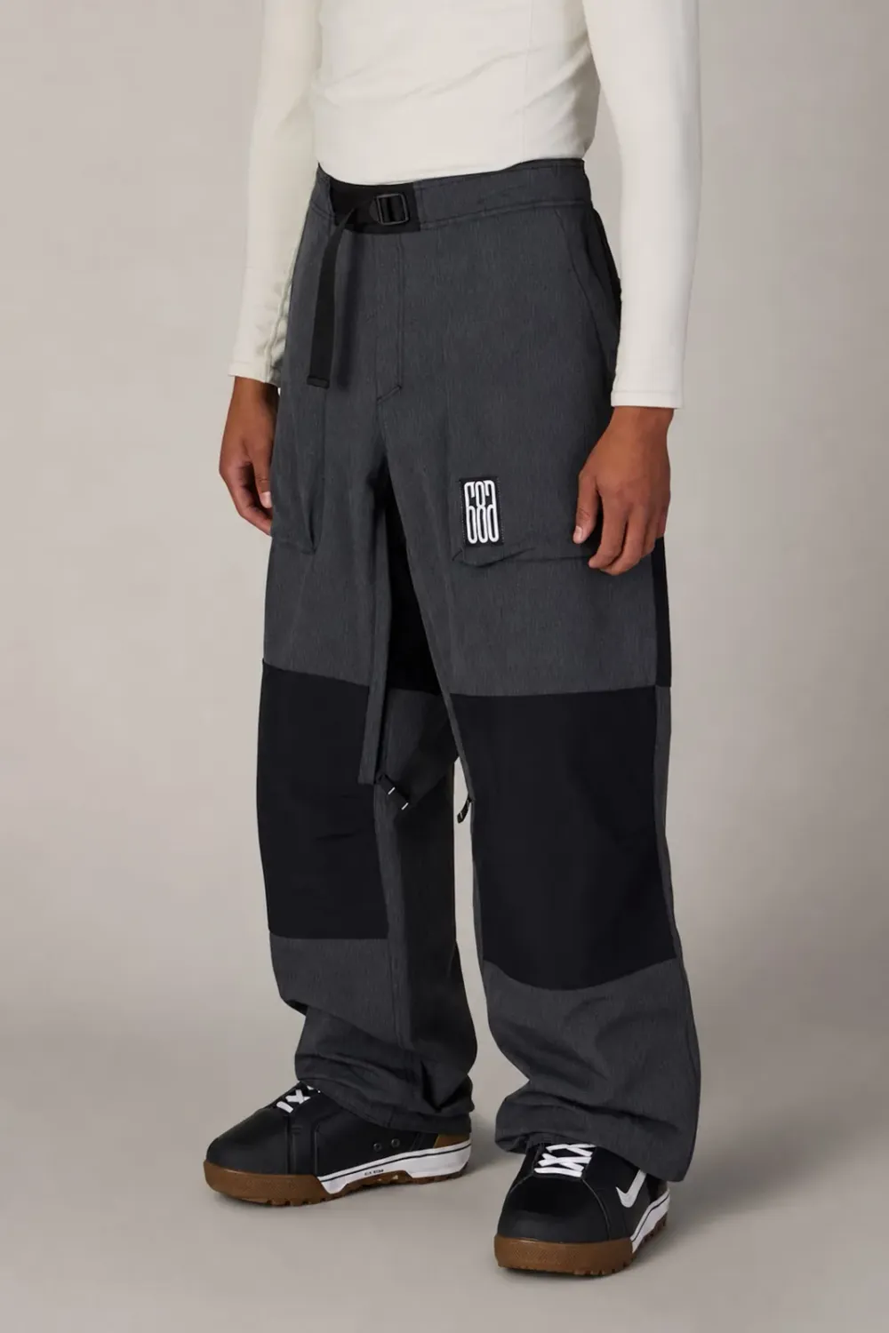 686 Men's Ghost 2.5L Pant, Color: Black Denim, Size: S