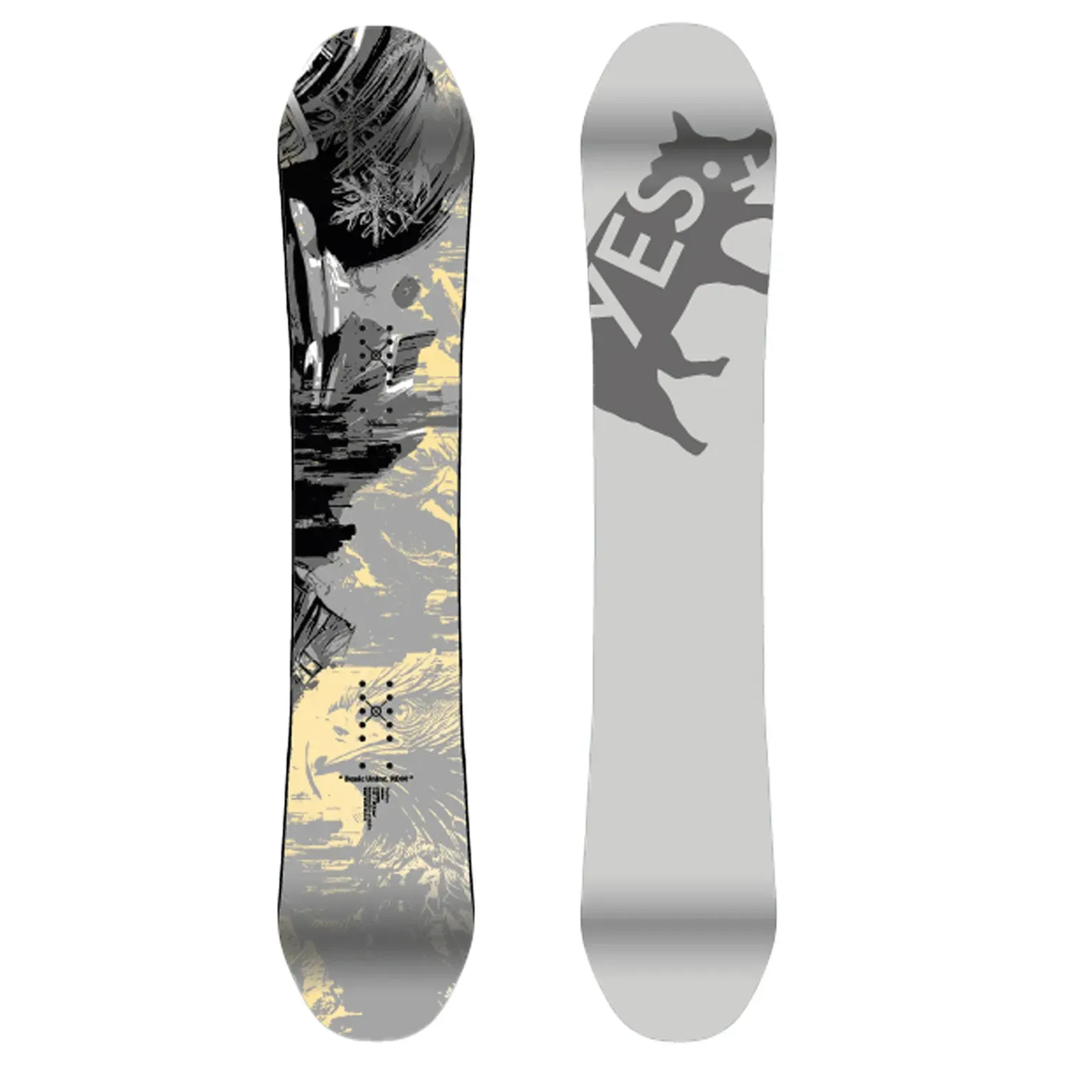 YES Basic UnInc RDM XTRM Snowboard 2025, Size: 152