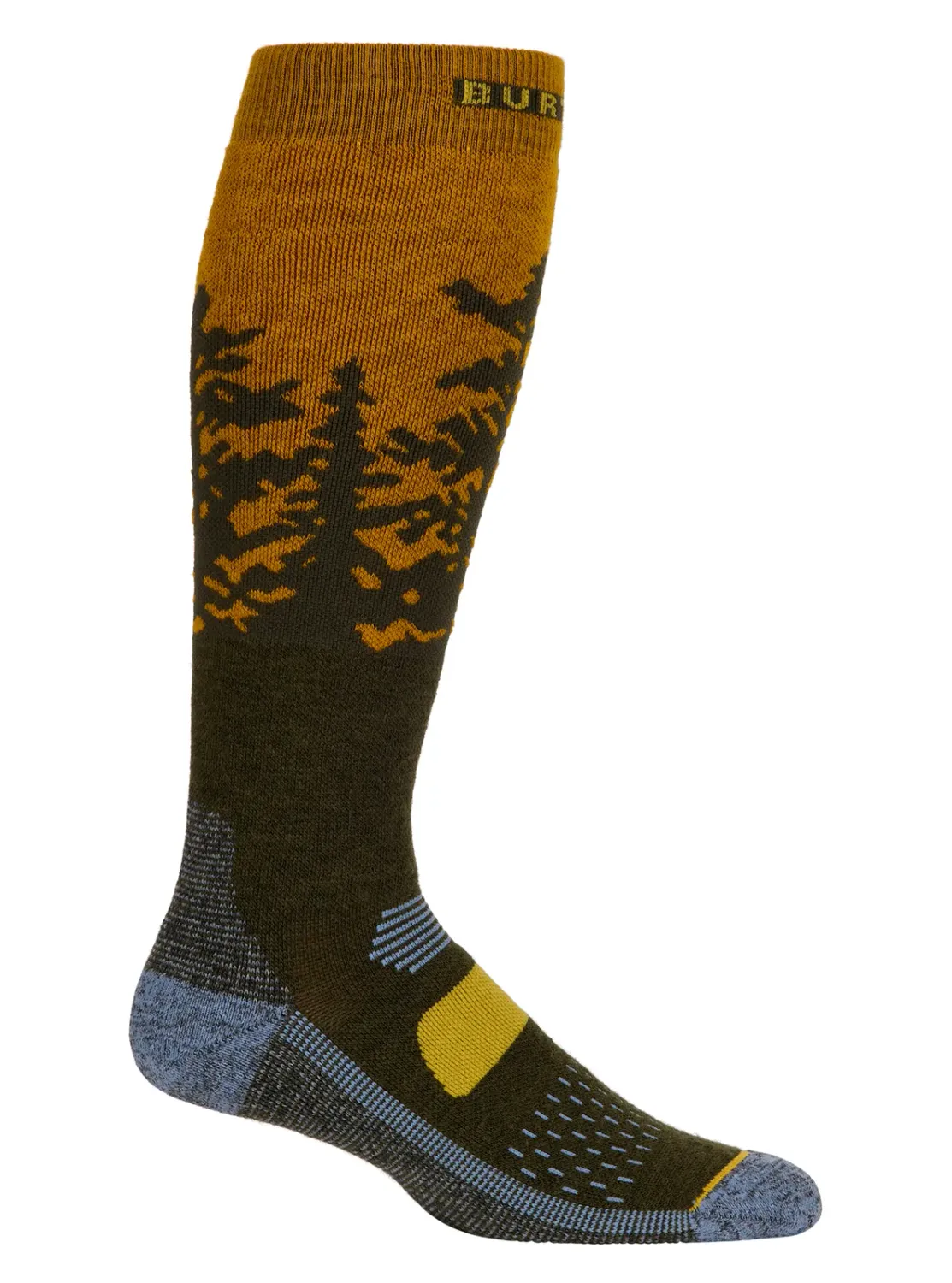 Burton Men's Performance Midweight Socks, Color: Sunrise, Size: L