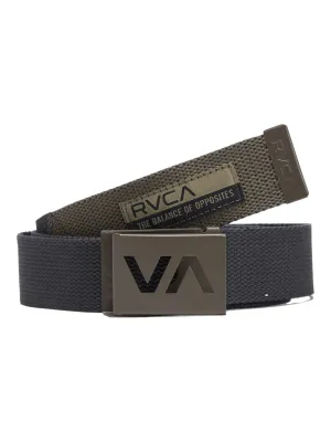 RVCA Grafted Web Belt in Mushroom, main view