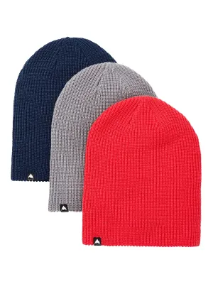 Burton Recycled DND Beanie - 3 Pack in Dress Blue/Tomato/Kelp, main view