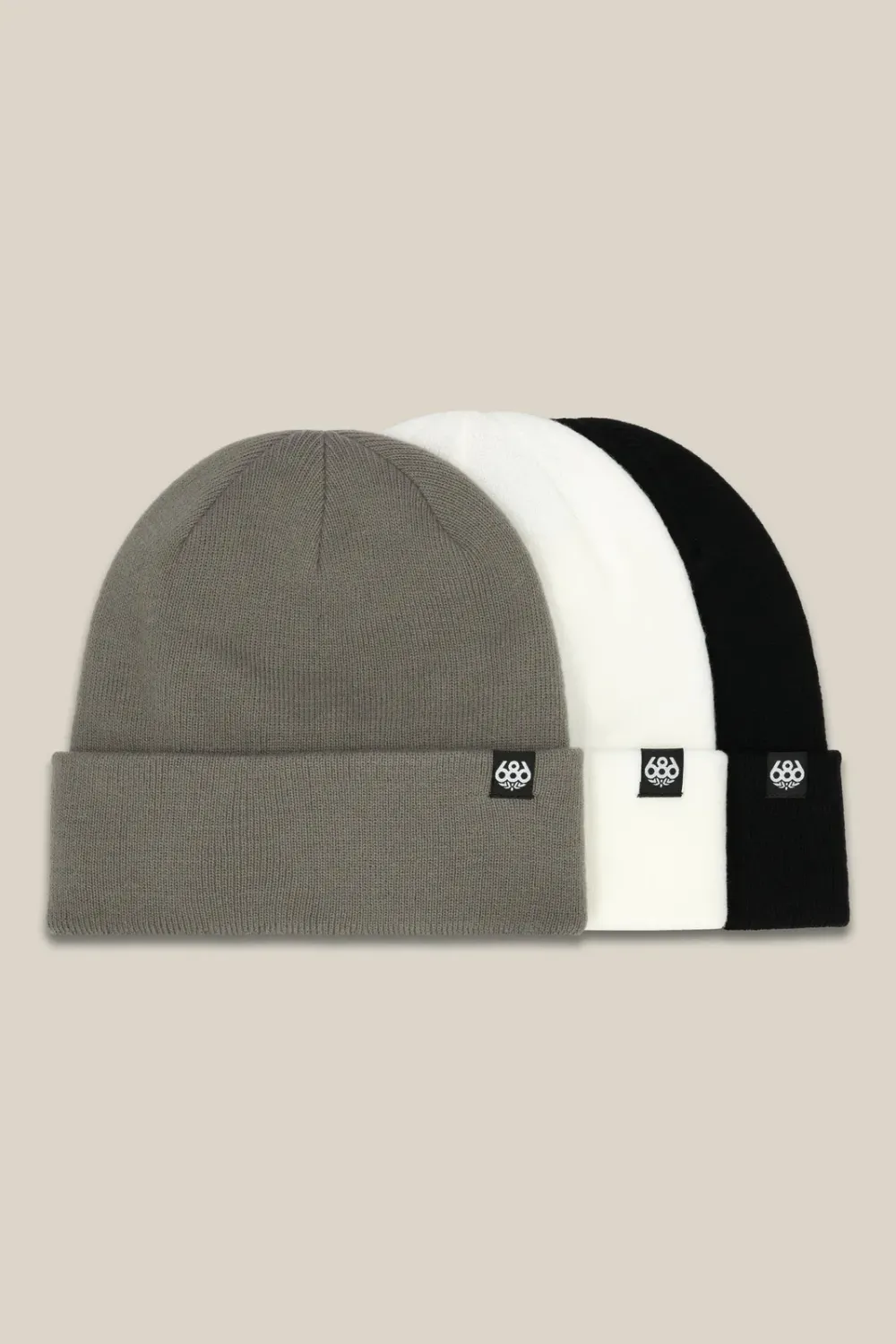 686 Standard Roll Up Beanie - 3pk, Color: Assd