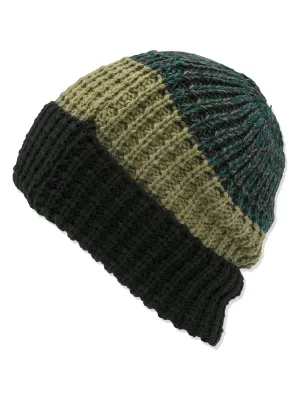 Volcom Stone Chroma Beanie in Black, alternate view 1