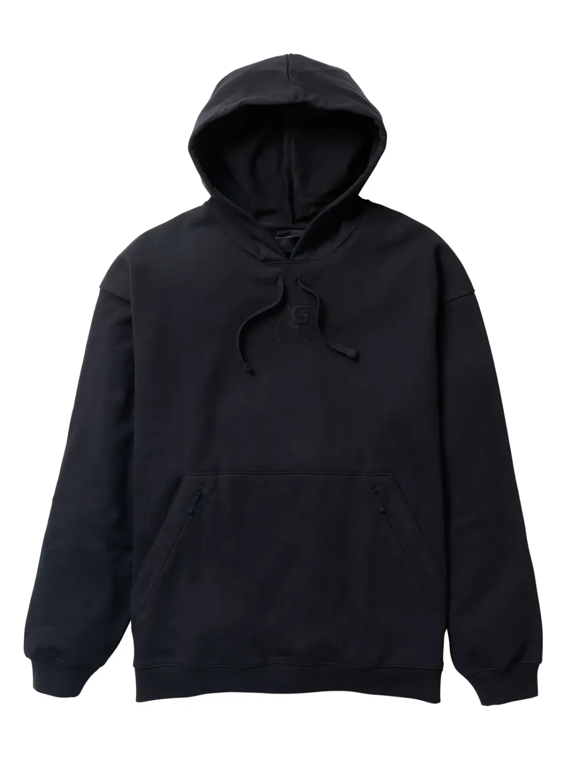 Burton AG Outfall Pullover Hoodie, Color: True Black, Size: XXL