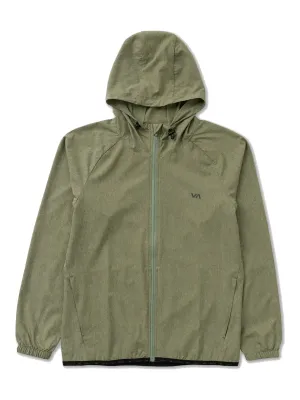 RVCA Men's Yogger III Jacket in Army, main view