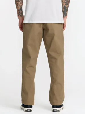 RVCA Men's Americana 2 Relaxed Fit Chino Pant in Coyote, alternate view 1