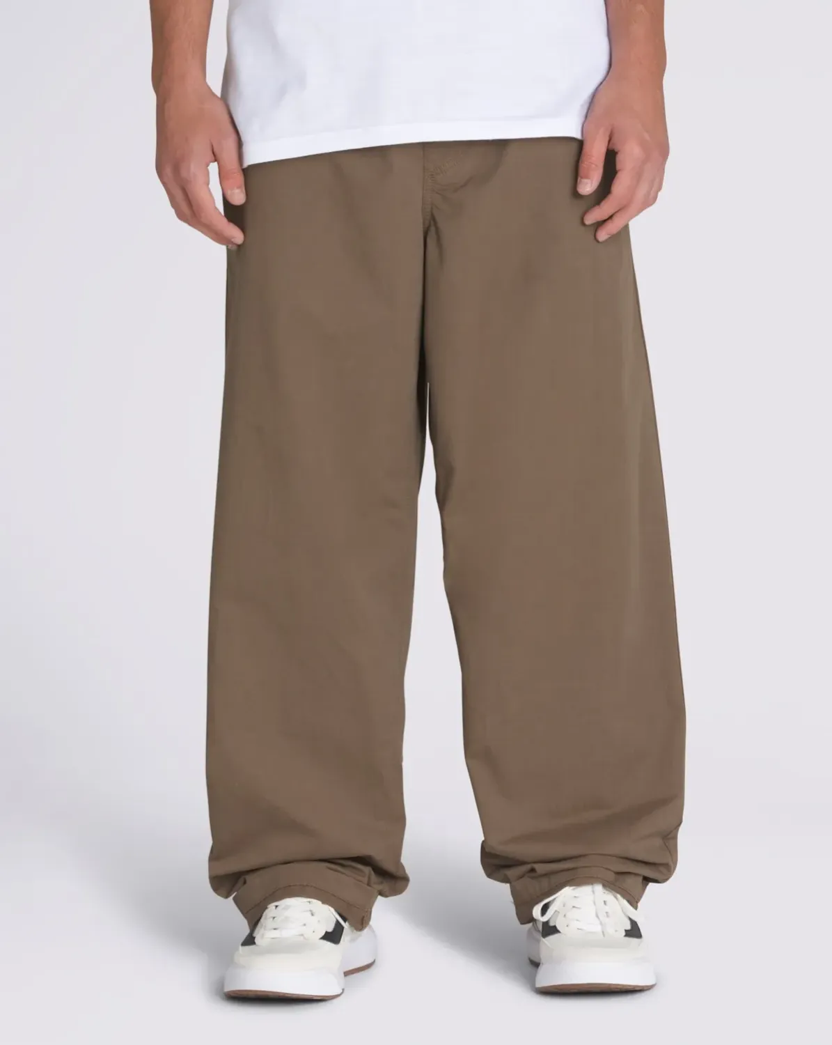 Vans Men's Range Baggy Tapered Elastic Pant, Color: Canteen, Size: L