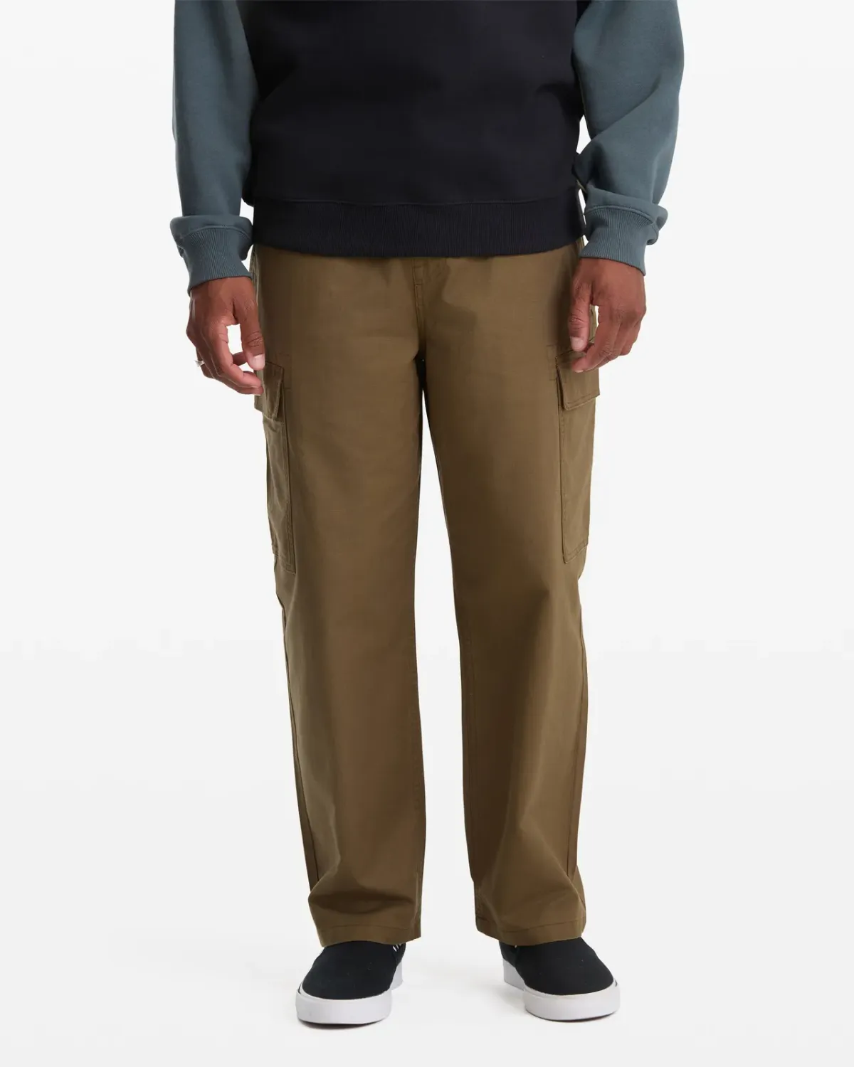 Volcom Men's Billow Tapered EW Cargo Pant, Color: Sage Leaf, Size: M