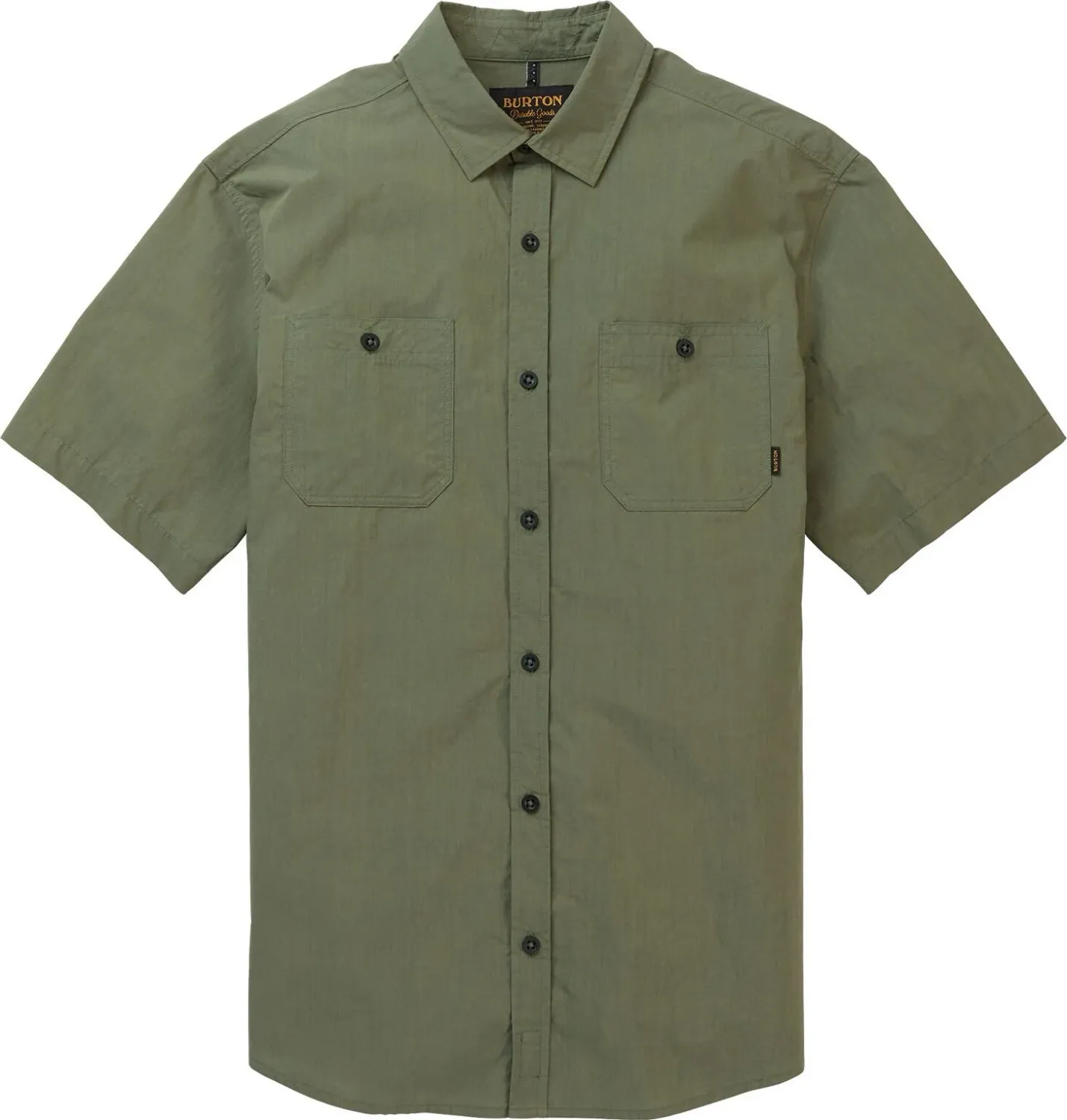 Burton Men's Ridge Short Sleeve Shirt, Color: Weeds, Size: S