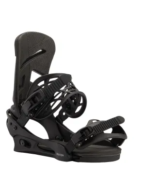 Burton Men's Mission Re:Flex Snowboard Binding 2027 in Black, alternate view 1