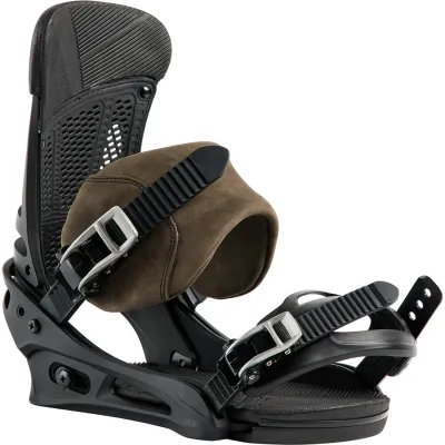 Burton Men's Malavita Re:Flex Snowboard Binding 2026 in Black, alternate view 1