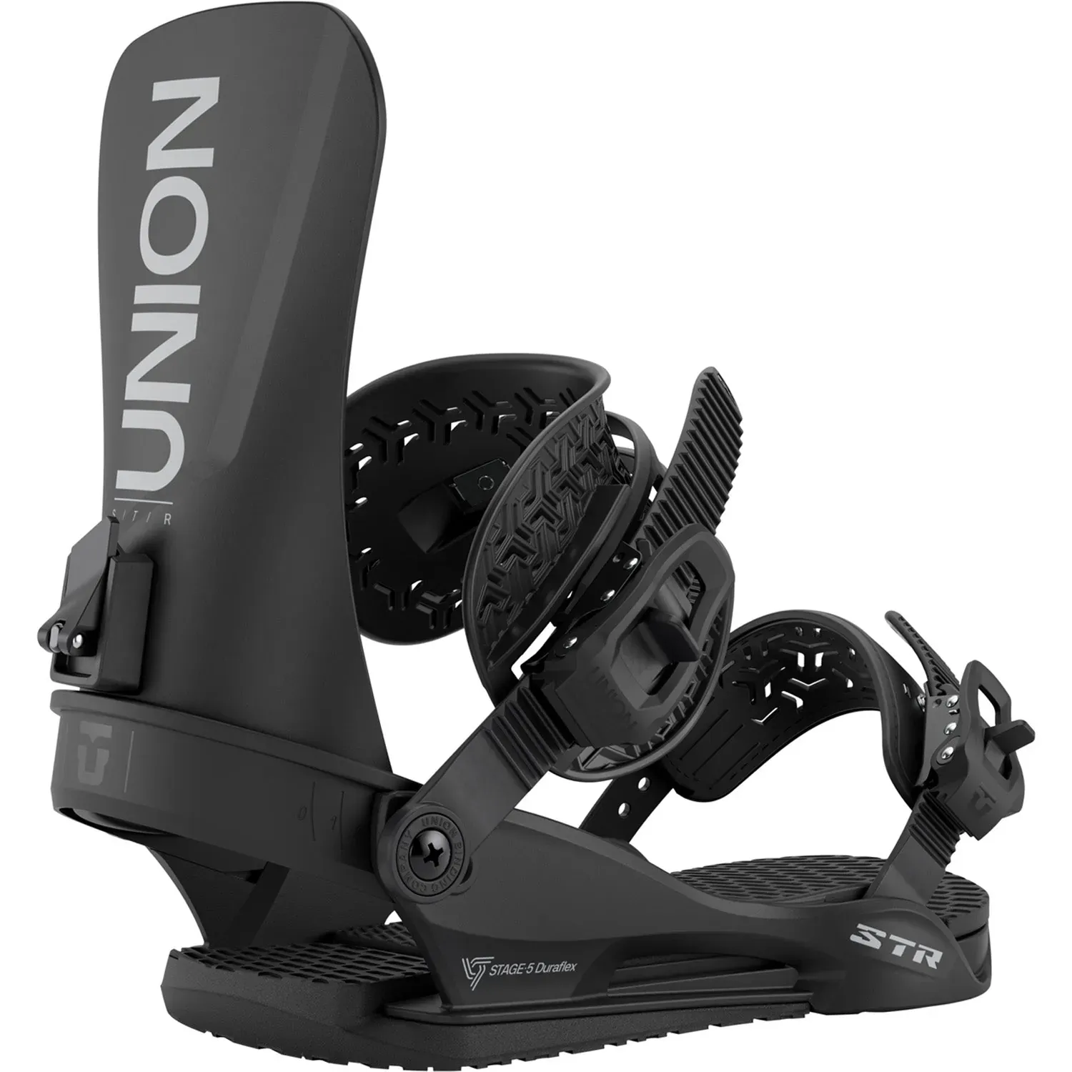 Union Men's STR Snowboard Binding 2026, Color: Black, Size: L