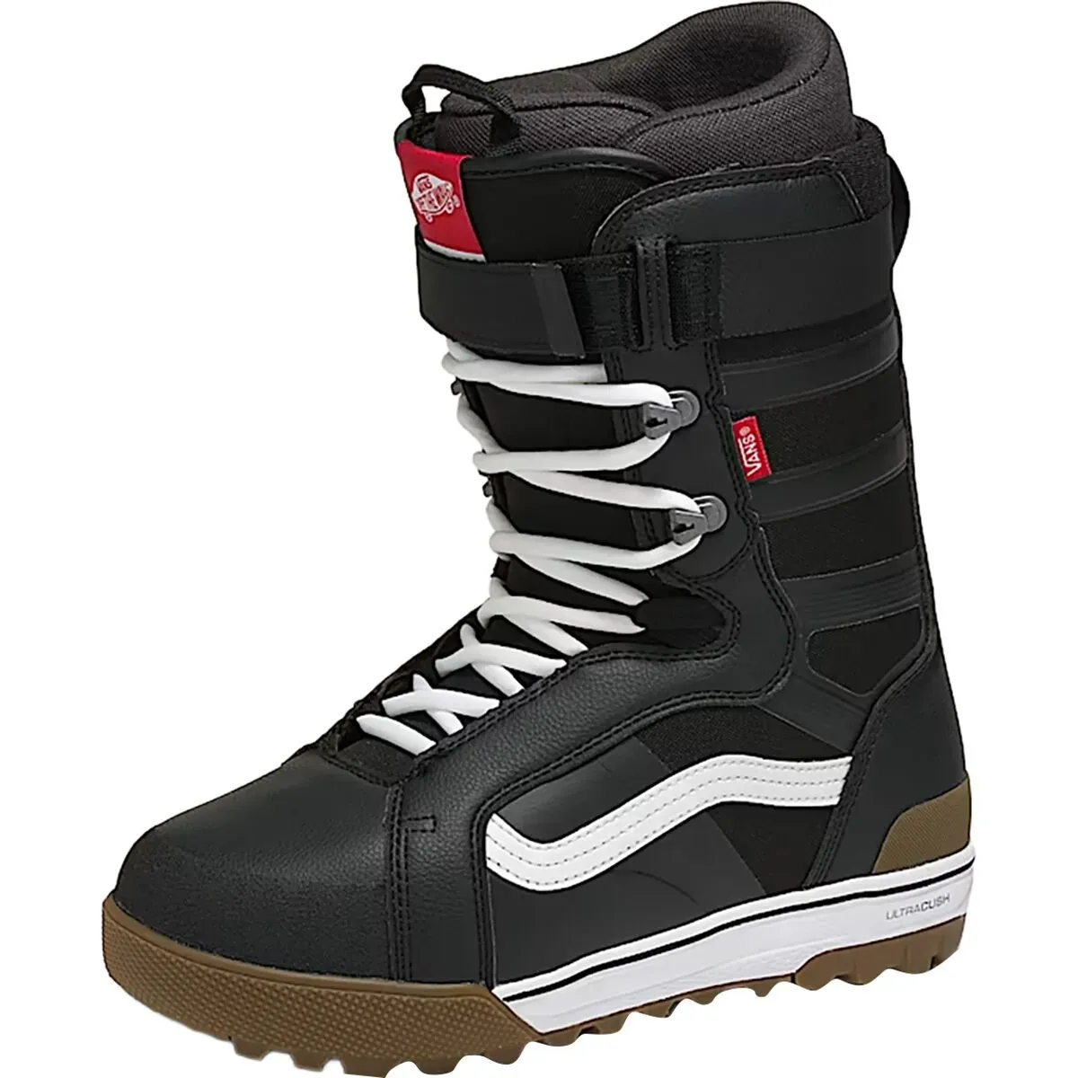 Vans Men's Hi-Standard Pro Snowboard Boot 2027, Color: Black/White, Size: 7