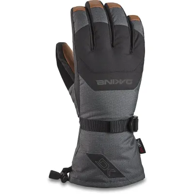 Dakine Men's Leather Scout Gloves in Carbon, front view