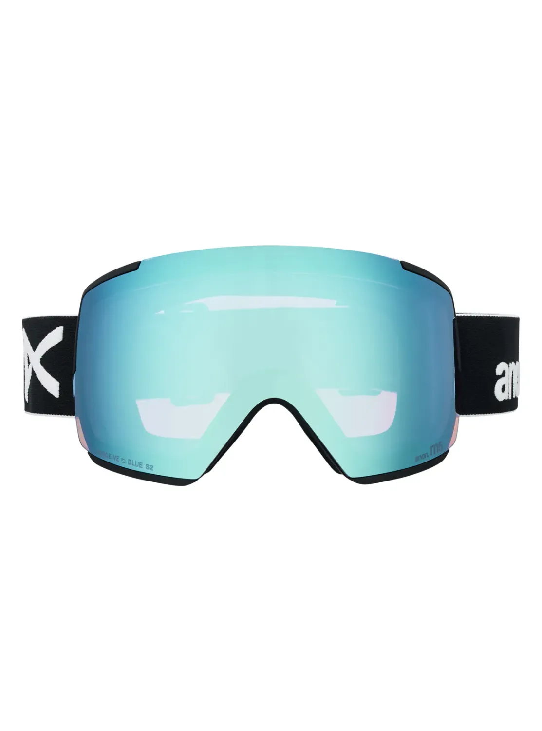 Anon M5 Goggles, Color: Black/Variable Blue+Cloudy Pink