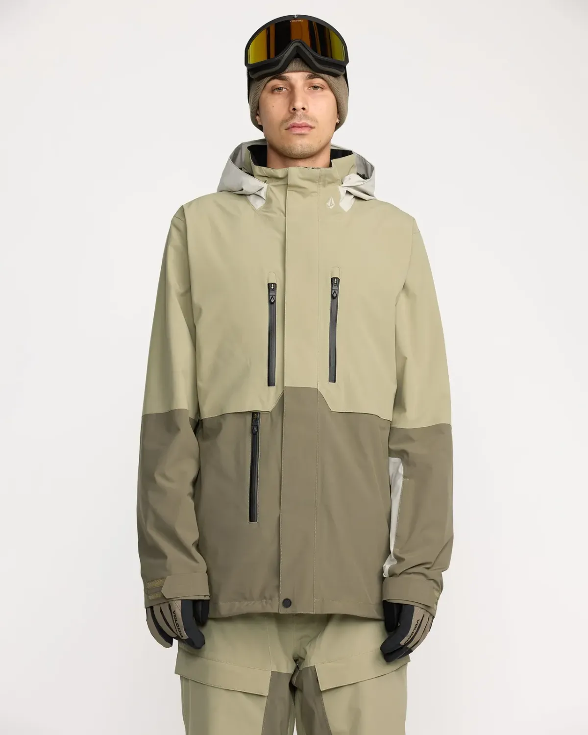 Volcom Men's RNGE Stretch 30K Jacket, Color: Moss Green, Size: XL