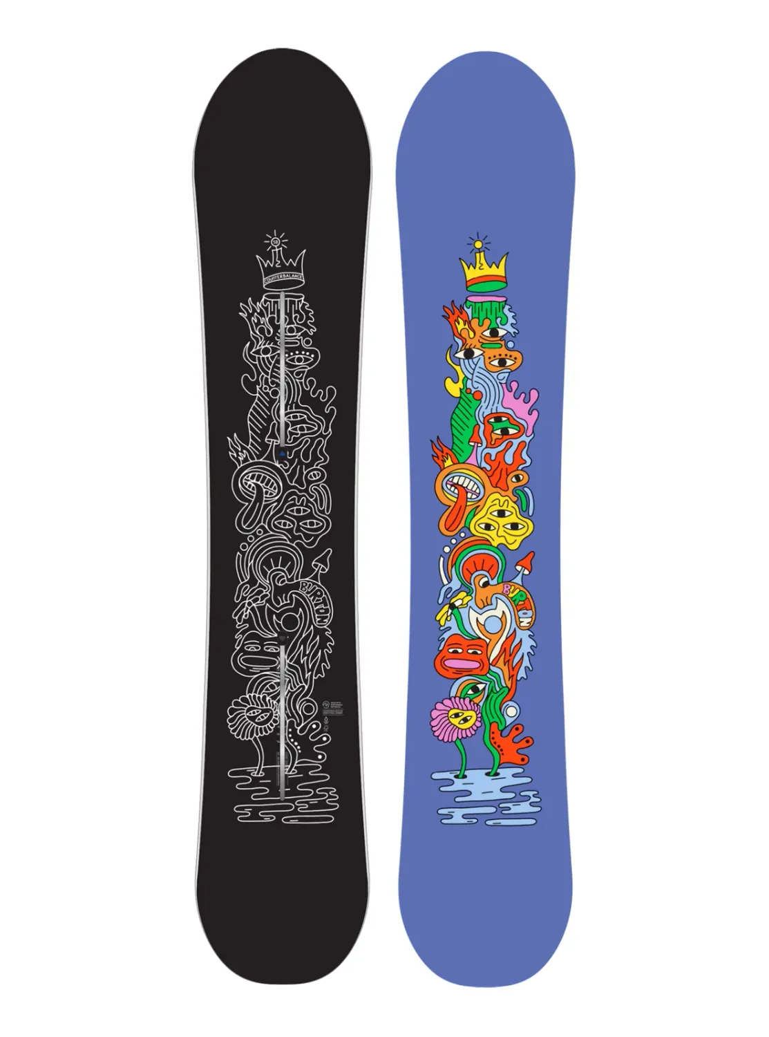Burton Counterbalance Camber Snowboard 2026, Color: Hallucinate, Size: 154
