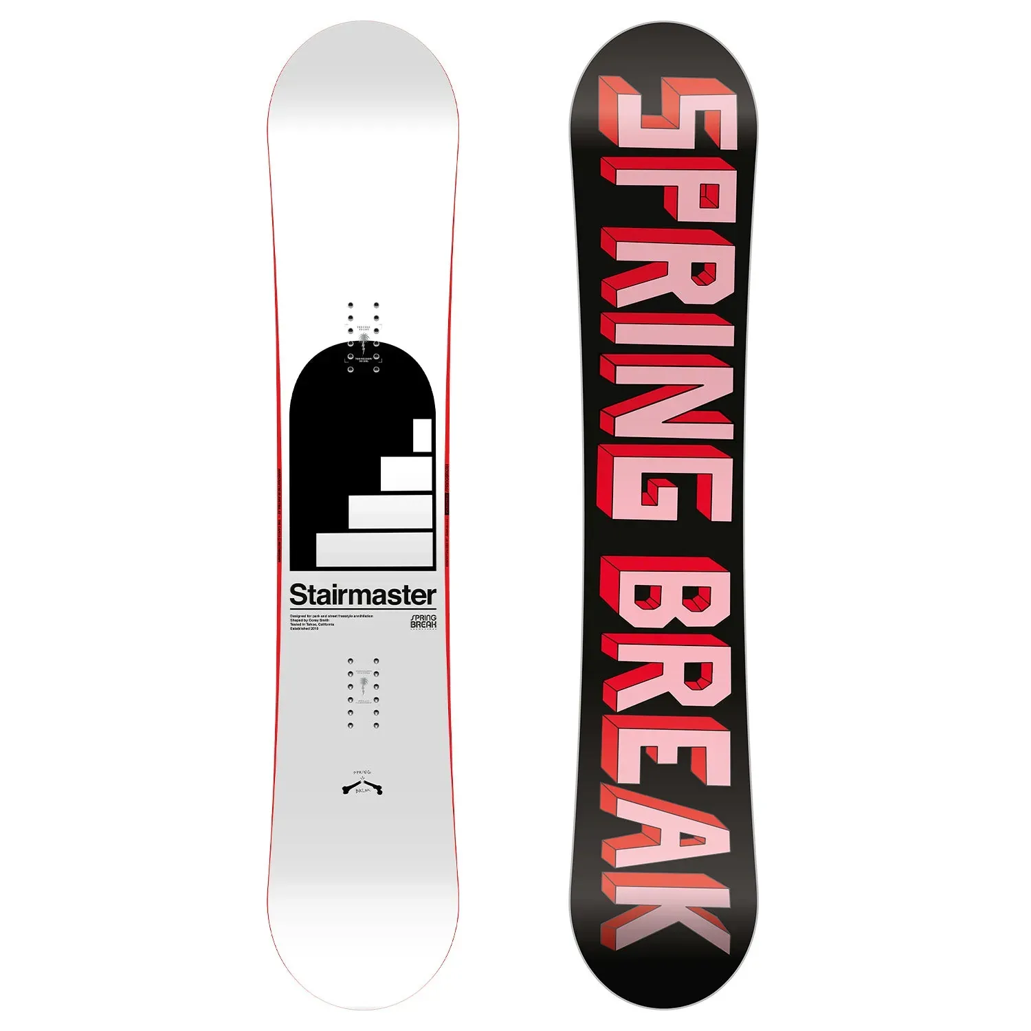 CAPiTA Spring Break Stairmaster Snowboard 2026, front view