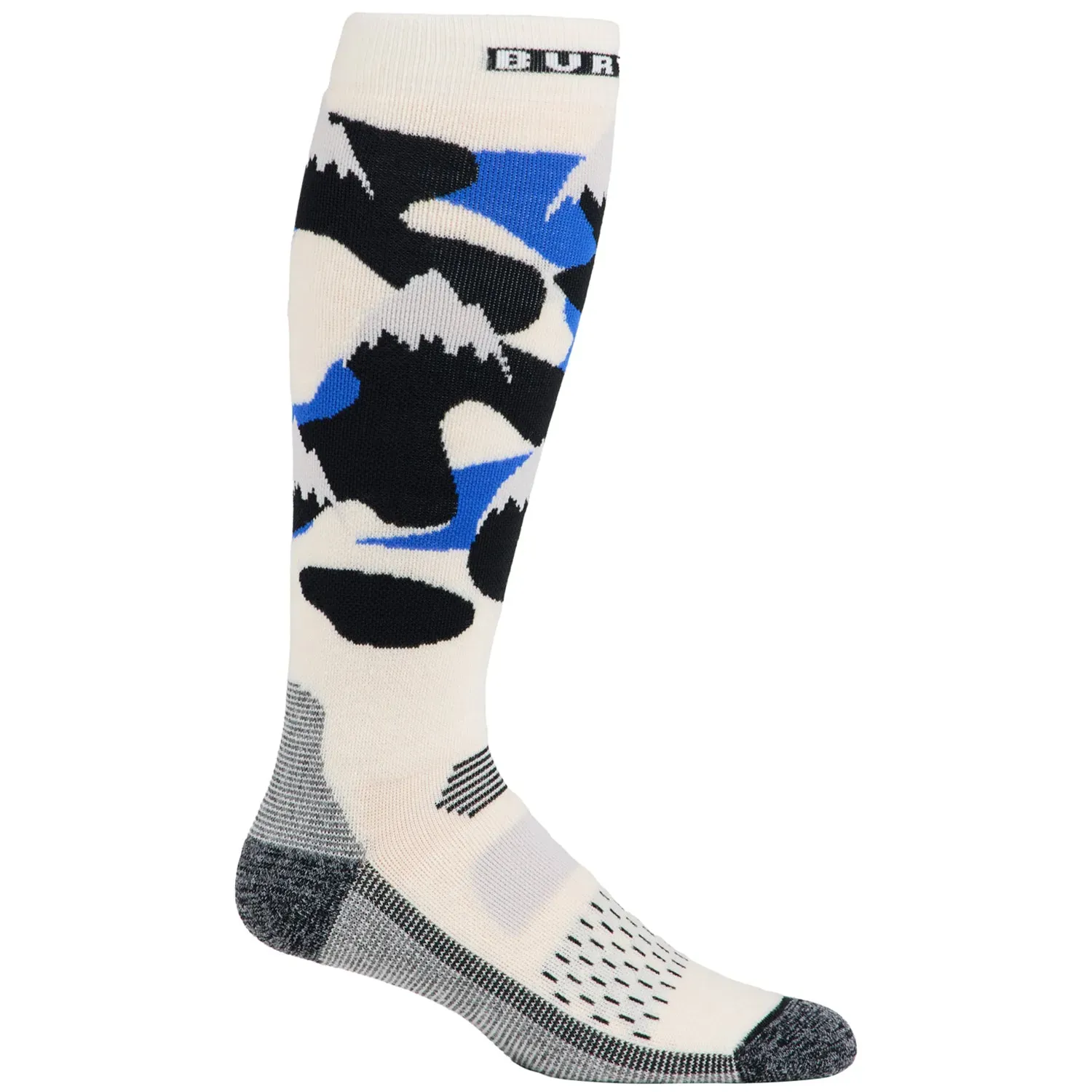 Burton Performance Midweight Sock, Color: Jake Blue Mountains, Size: L