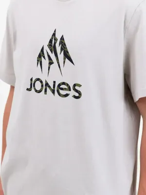 Jones Truckee Organic Cotton Tee in Smoke Grey, alternate view 1