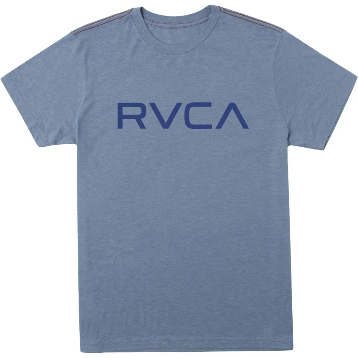 RVCA Big RVCA Tee in Industrial Blue, front view