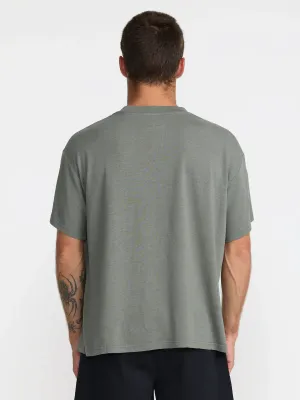 RVCA Men's Classic Short Sleeve Tee in Sage Leaf, alternate view 1
