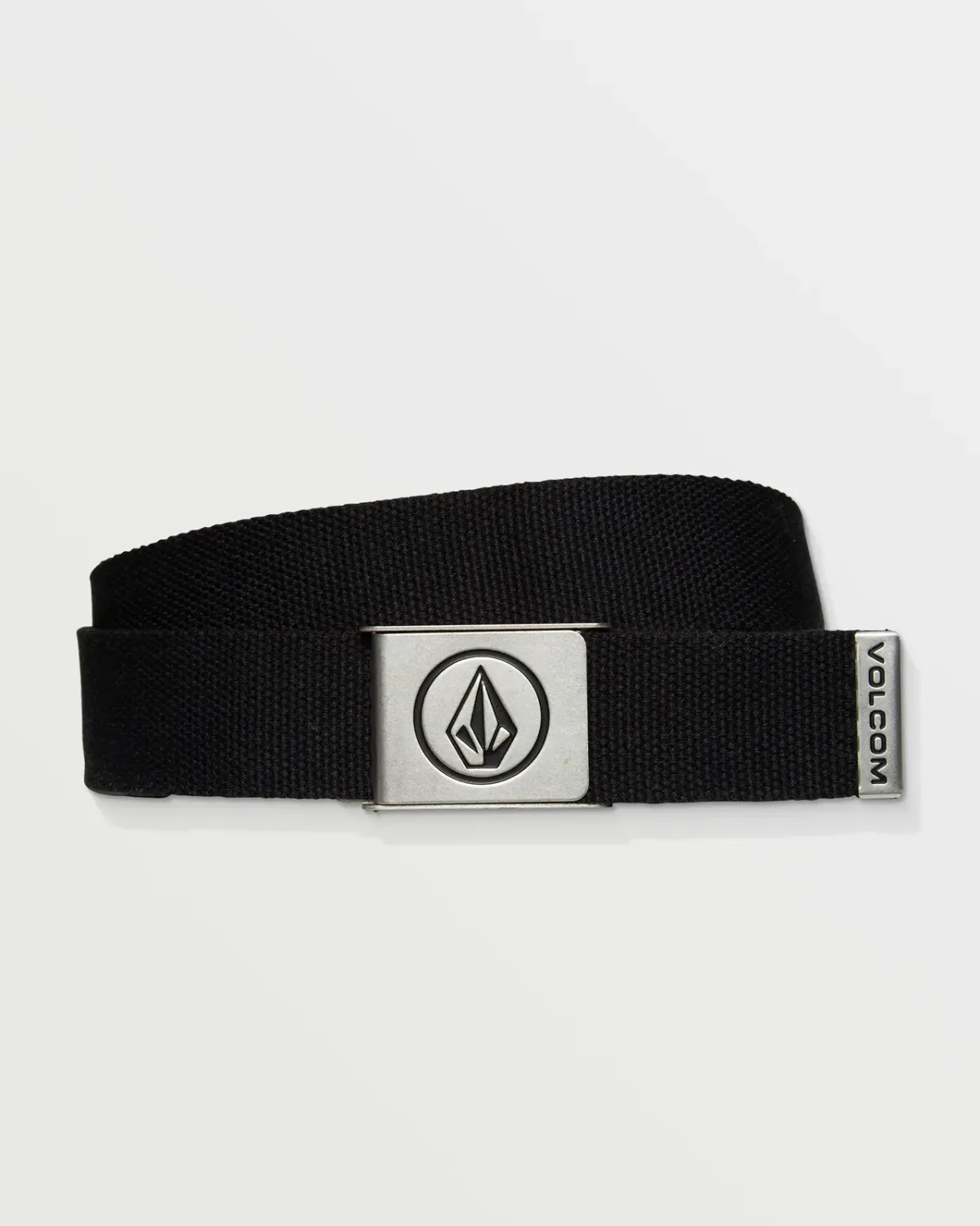 Volcom Circle Web Belt, Color: Black