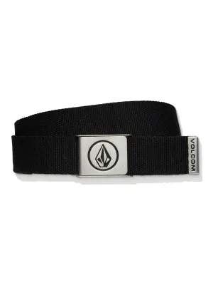 Volcom Circle Web Belt in Black, main view
