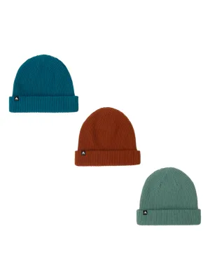 Burton Recycled DND Beanie in Chestnut Brown/Blue Teal/Soft Sage, alternate view 1