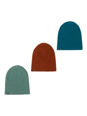 Burton Recycled DND Beanie in Chestnut Brown/Blue Teal/Soft Sage, main view