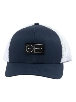 RVCA Platform Trucker Hat in Midnight Blue, alternate view 1