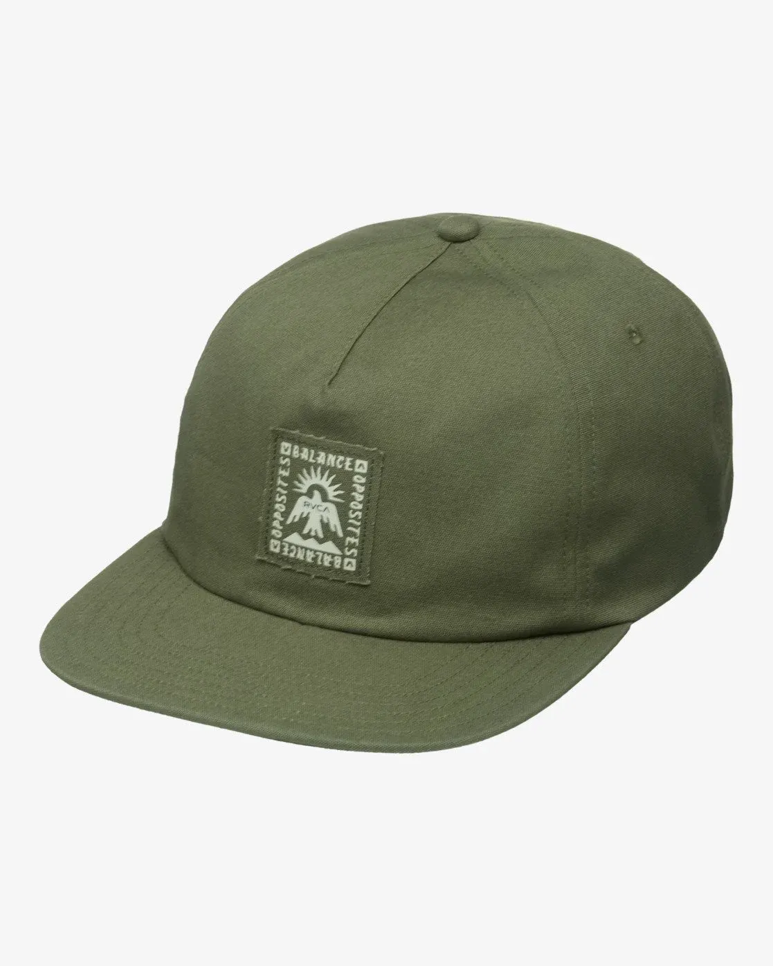 RVCA Trading Post Snapback Hat, Color: Jade