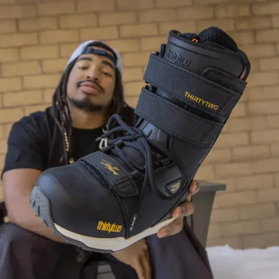 ThirtyTwo Men's ZB-1 Snowboard Boot 2026 in Black, alternate view 1