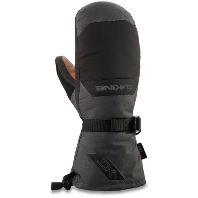 Dakine Men's Leather Scout Mitts in Carbon, front view