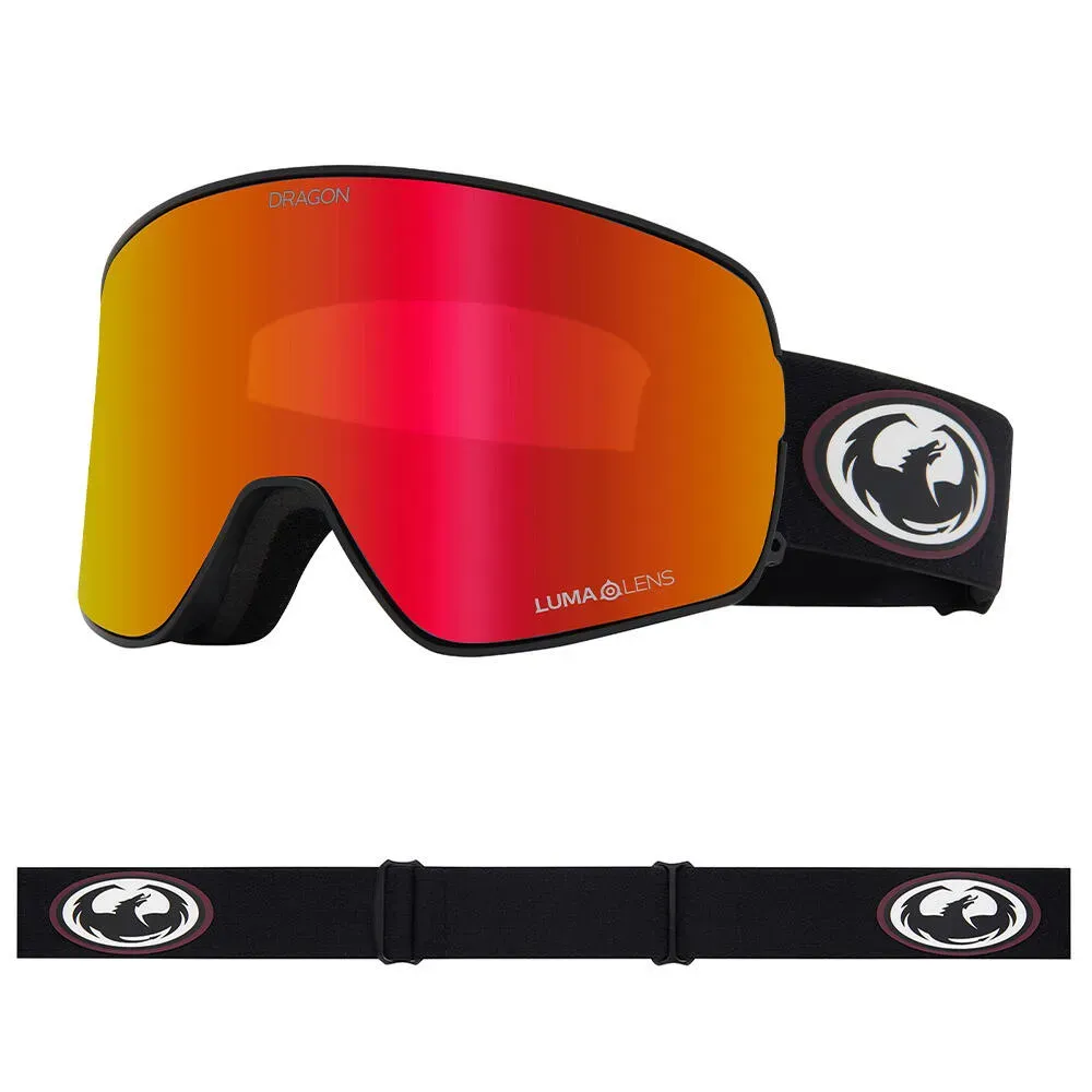 Dragon NFX2 Goggles, Color: Old Skool/LL Red Ion+LL LtRose