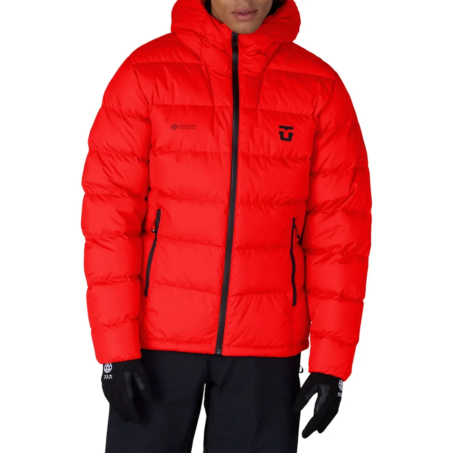 686 Men's WINDSTOPPER Union Down Puffer Jacket, Color: Union Solar, Size: M