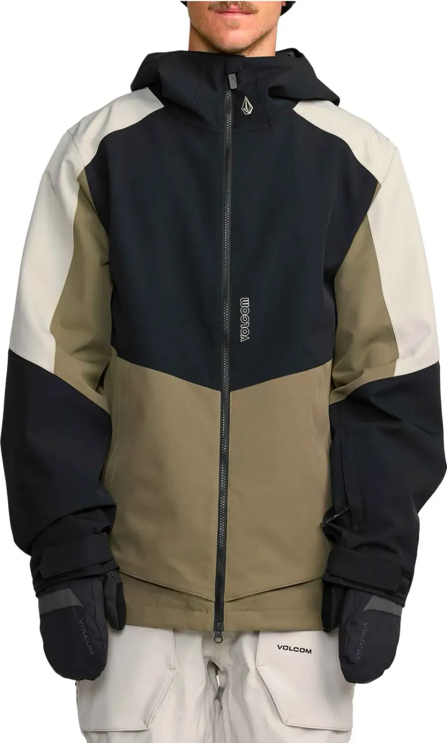 Volcom Men's Brighton Full Zip Jacket, Color: Military, Size: XL
