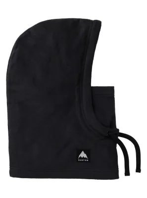 Burton Burke Hood in True Black, front view