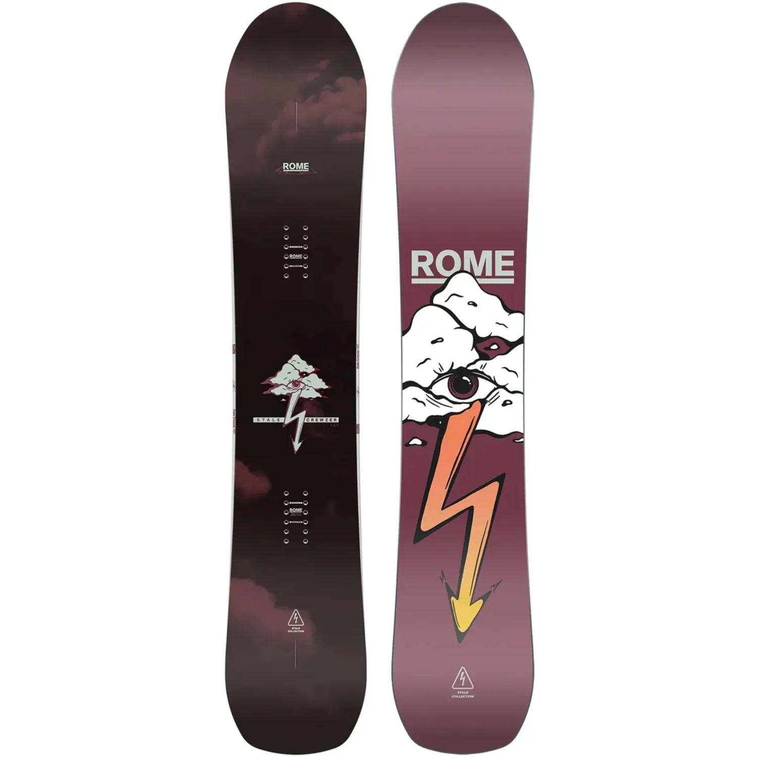 Rome Stale Crewzer Snowboard 2026, Size: 161W