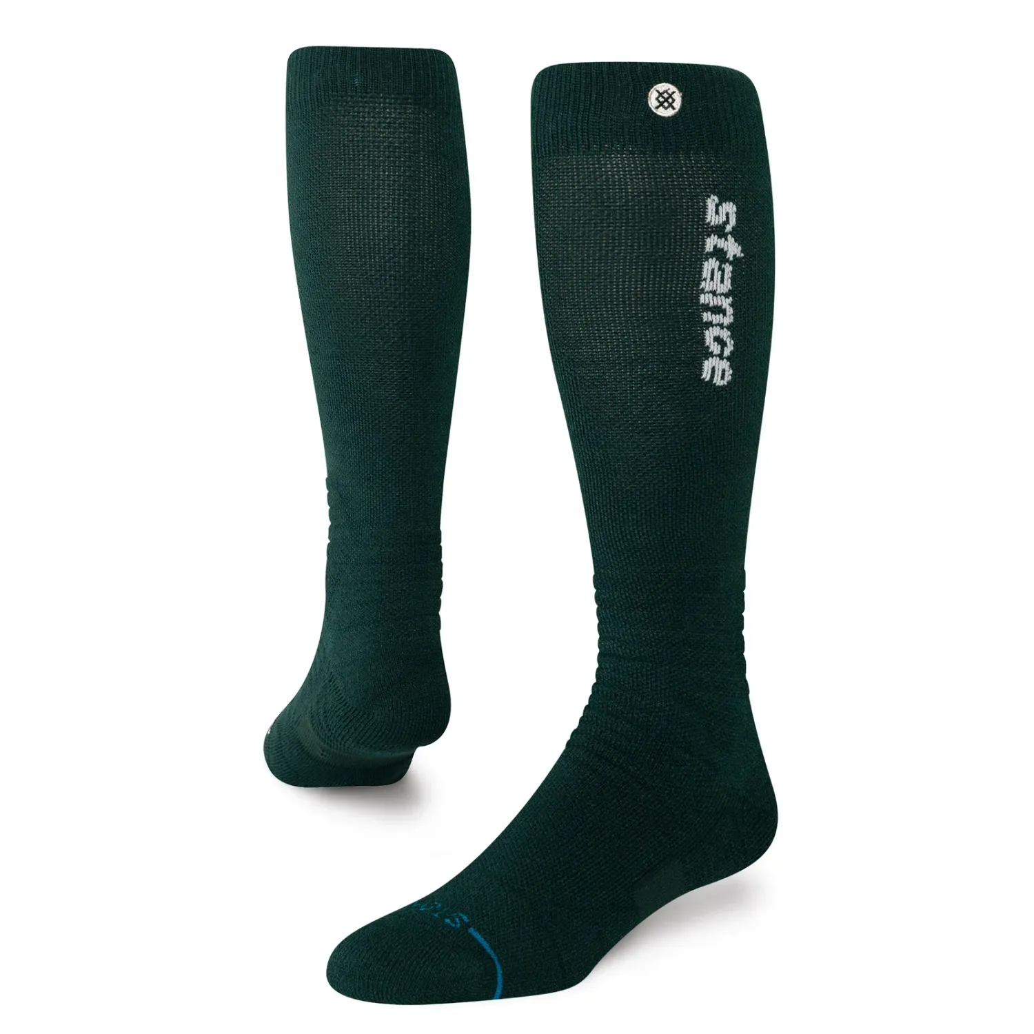 Stance Speed Mid Poly Snow Socks, Color: Pine, Size: L