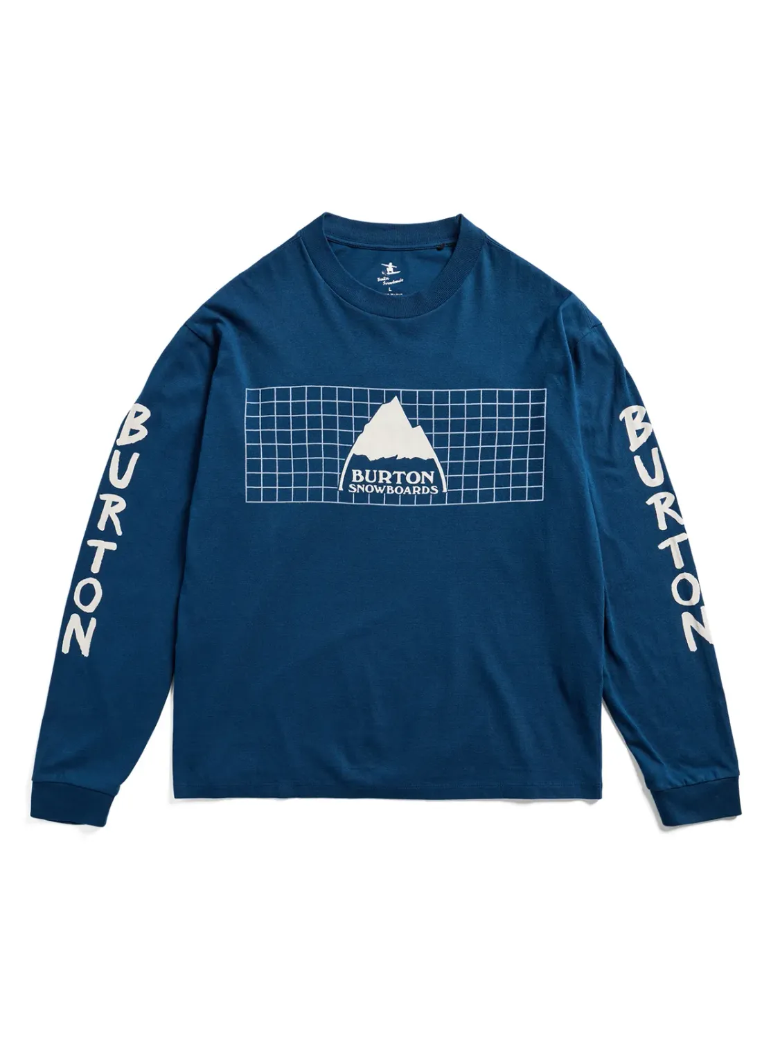 Burton 50th 83 Squared Long Sleeve Tee, Color: Selvedge Blue, Size: XS