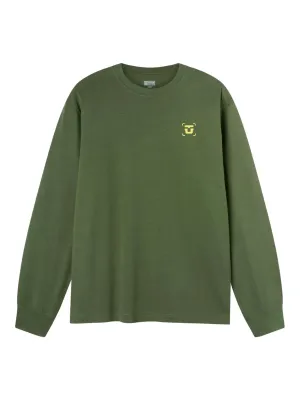 Union Men's Long Sleeve Tee in Olive, main view