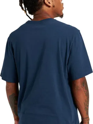 Burton Men's Classic Short Sleeve Tee in Dress Blue, alternate view 1